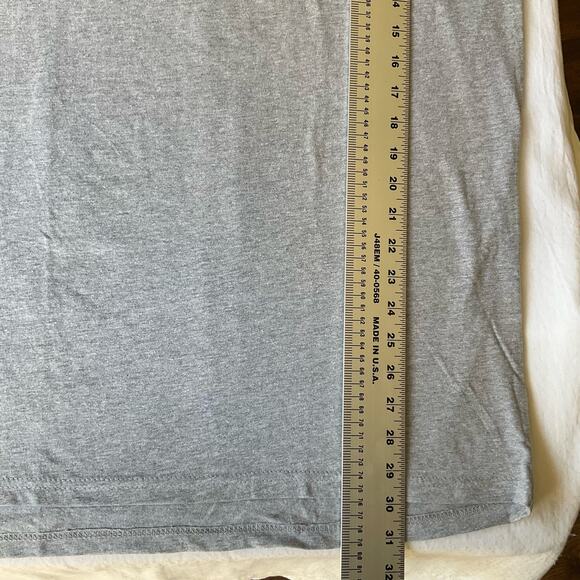 New Port Blue Men’s Short Sleeve T-shirt Size L, Gray, American Muscle Bad Boys - Picture 4 of 7